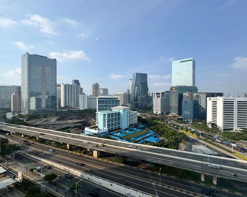 A modern corporate office layout concept matching the dynamic center of Jakarta business district